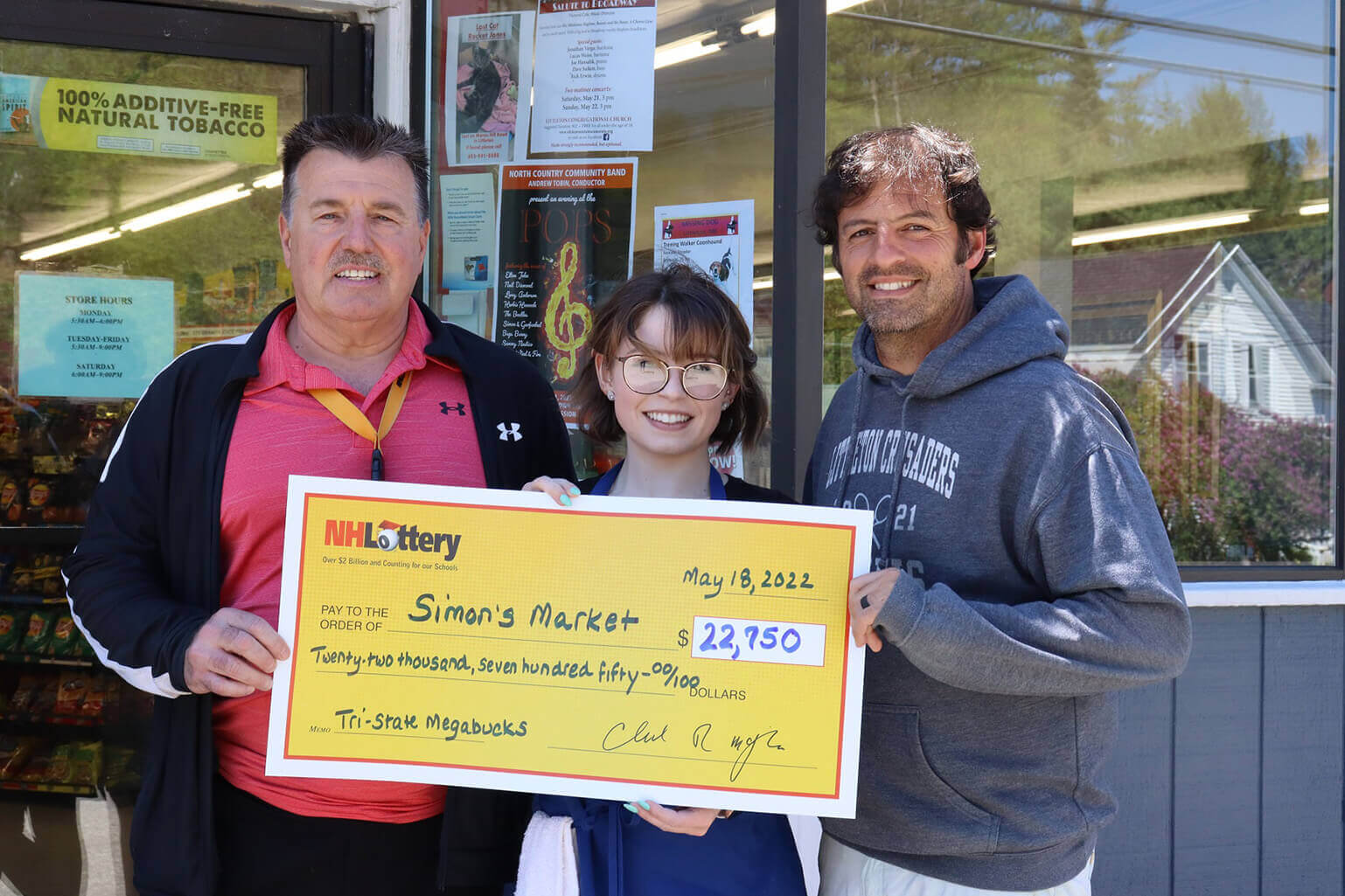 Lottery winners Richard (Dick) Newton and Kathleen (Kathy) Boswell